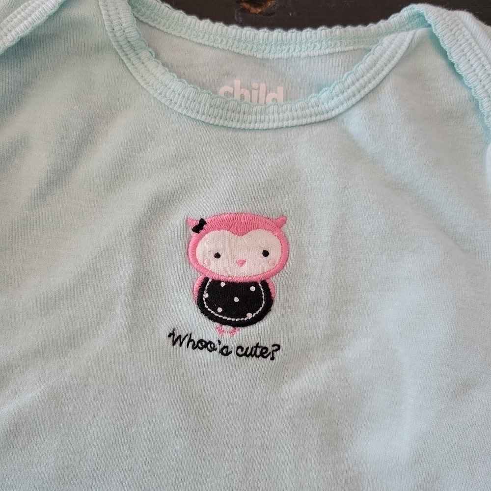 Child of Mine by Carter's 3-6 Months Baby Girl Mix n Match Outfit Blue Black - Picture 3 of 6